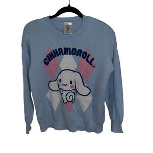 Cinnamoroll Sanrio hello kitty blue sweater juniors medium m med